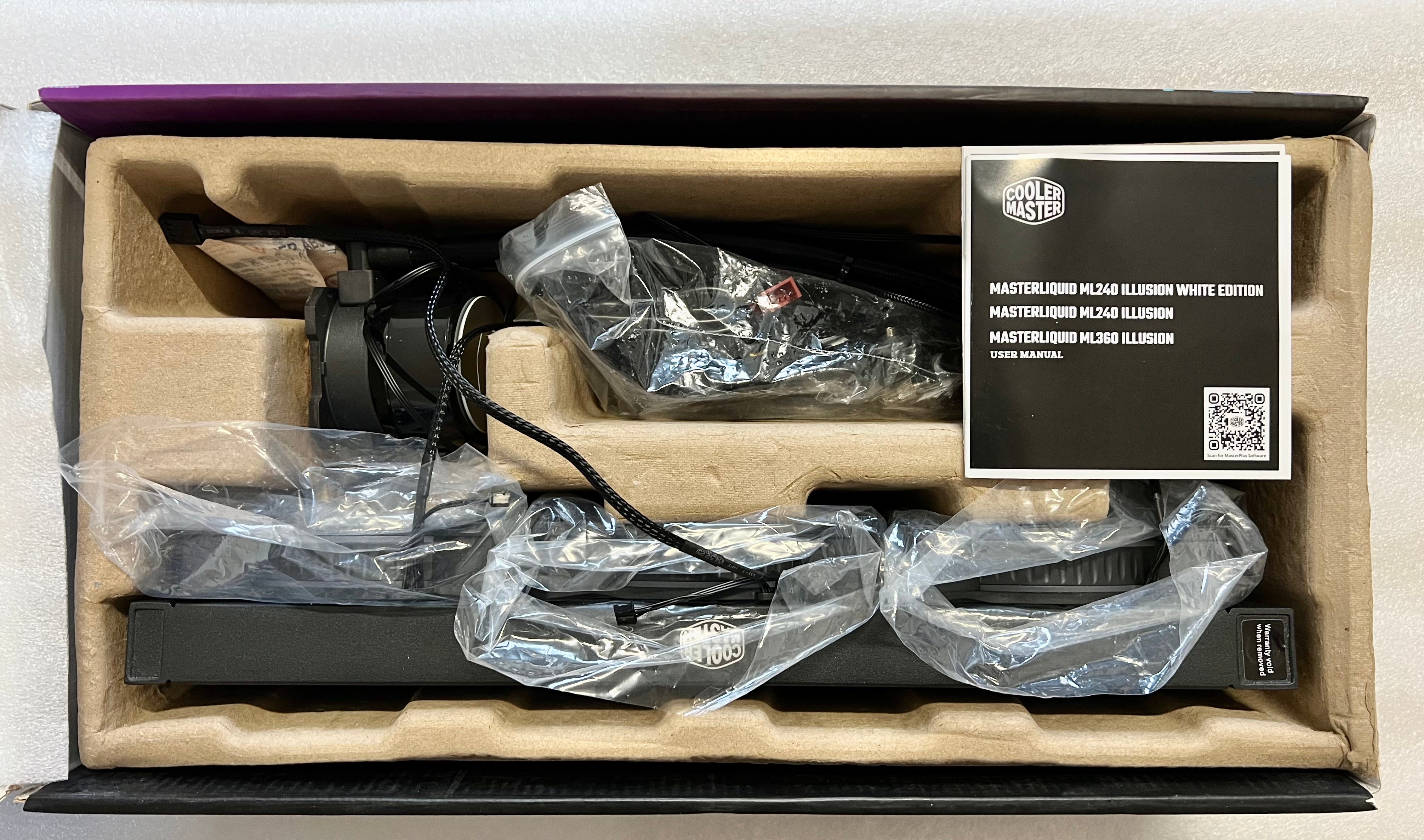 Refurbished Cooler Master MasterLiquid ML360 Illusion Zwart Refurbished Cooler Master MasterLiquid ML360 Illusion Zwart